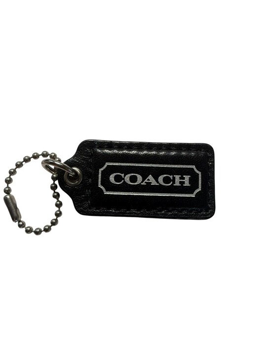 Coach Accessories - Coach Leather Hangtag - Black (2")